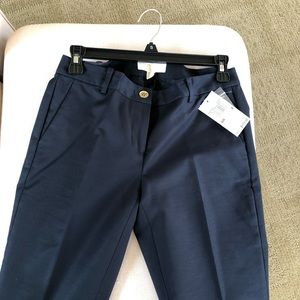 MICHAEL KORS- New Navy cuffed ankle dress pant